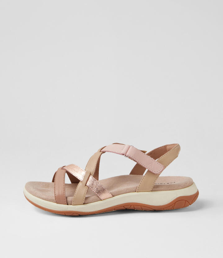 Ankaro Rose Leather Sandals