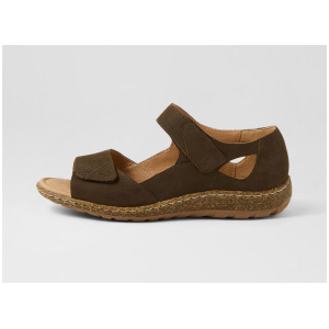 Asher Dark Brown Leather Sandals