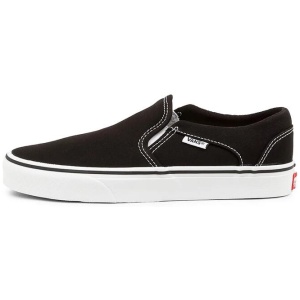 Asher W Black White Canvas Sneakers