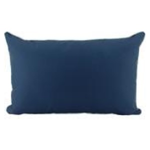 Bally Rectangle Outdoor Lumbar Cushion Blue