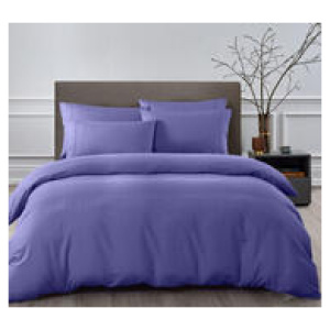 Bamboo Cooling Queen 2000Tc Quilt Cover Set Blue