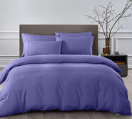Bamboo Cooling Queen 2000Tc Quilt Cover Set Blue