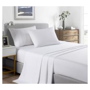 Bamboo Queen 2000Tc Sheet Set White