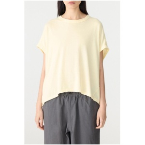 Bassike Circle T-Shirt Lemon Sorbet