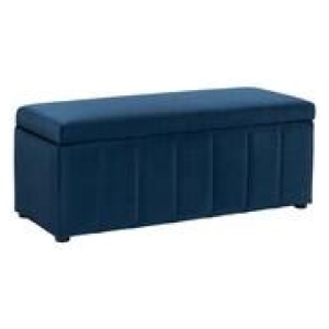 Bekah Rectangle Ottoman Blue