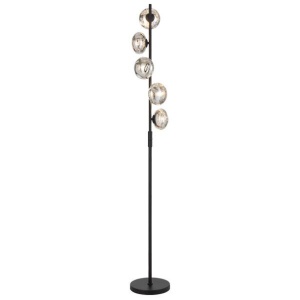 Black Floor Lamps Mirror Glass Varlin Modern Lighting Lights Telbix Australia