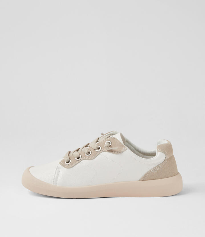 Boardwalk White Multi Sneakers