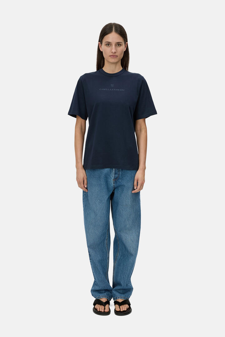 Camilla And Marc ARP LOGO TEE Navy
