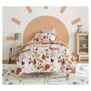 Charly Find A Squirrel Double Quilt Cover Set Multi