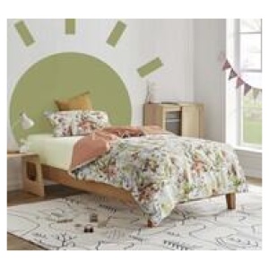 Charly Furry Buddies Double Quilt Cover Set Multi