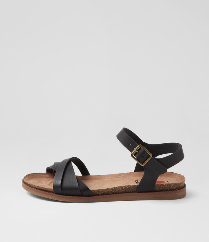 Clonti Black Sandals