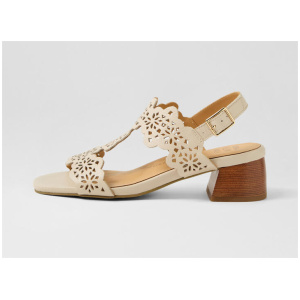 Coachy W Vanilla Leather Sandals