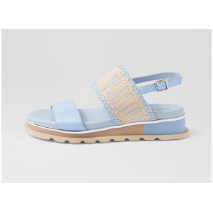 Corsett Blue Leather Sandals