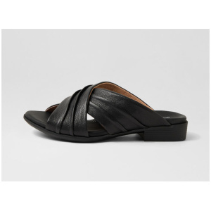 Cozy Black Leather Sandals