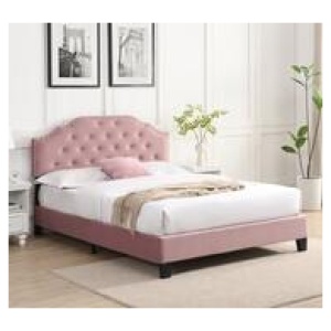 Devan Queen Bed Frame Pink