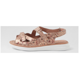Donnia Rose Bloom Leather Sandals
