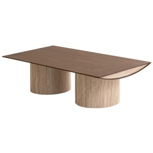 Dorit Coffee Table - Walnut by Interior Secrets - AfterPay Available