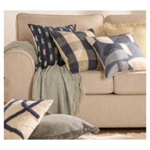 Dover Square Cushion Blue