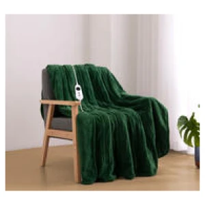 Dreamaker 120 X 160Cm Electric Throw Blanket Green