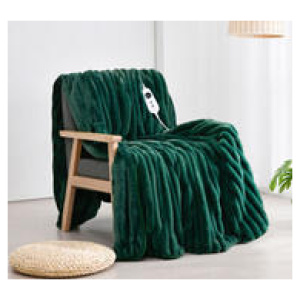 Dreamaker 180 X 200Cm Electric Throw Blanket Green