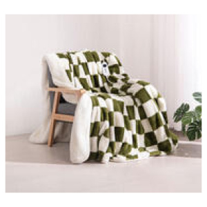 Dreamaker 180 X 200Cm Electric Throw Blanket Olive