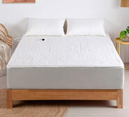 Dreamaker Double 350Gsm Electric Throw Blanket Neutral