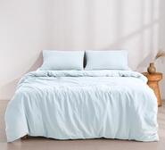 Dreamaker Double Quilt Cover Set Blue