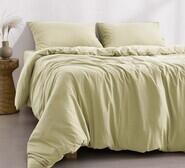 Dreamaker Double Quilt Cover Set Neutral
