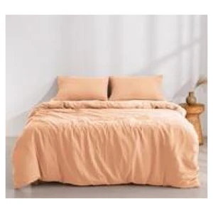 Dreamaker Double Quilt Cover Set Peach