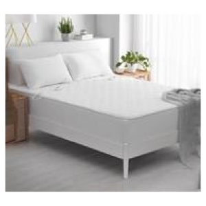 Dreamaker King Cotton Electric Throw Blanket White