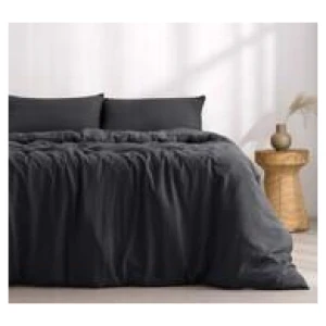 Dreamaker King Quilt Cover Set Black