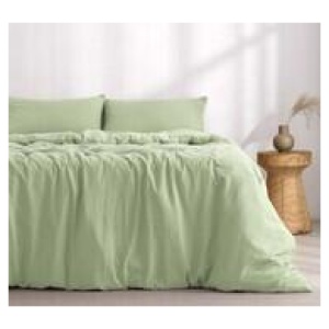 Dreamaker King Quilt Cover Set Green