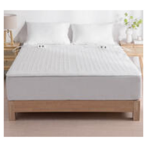 Dreamaker King Single Washable Electric Throw Blanket White