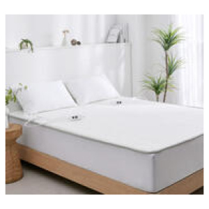 Dreamaker King Washable Fitted Electric Throw Blanket White