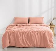 Dreamaker Queen Quilt Cover Set Pink