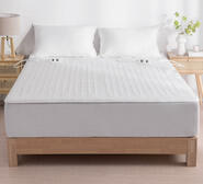 Dreamaker Queen Washable Electric Throw Blanket White