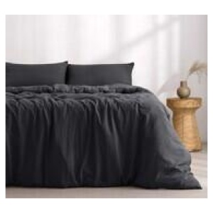 Dreamaker Single Quilt Cover Set Black