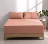 Dreamaker Superfine Microfibre King Fitted Sheet Set Pink