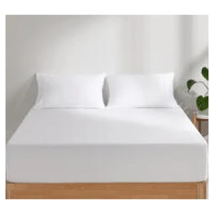 Dreamaker Superfine Microfibre King Fitted Sheet Set White