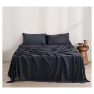 Dreamaker Superfine Microfibre Queen Green Sheet Set Blue