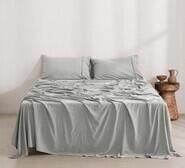 Dreamaker Superfine Microfibre Super King Charcoal Sheet Set Grey