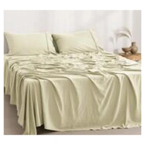 Dreamaker Superfine Microfibre Super King Dove Grey Sheet Set Neutral