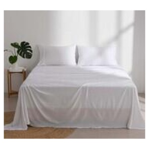 Dreamaker Superfine Microfibre Super King Sheet Set White