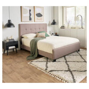 Elias Double Natural Bed Frame Clay