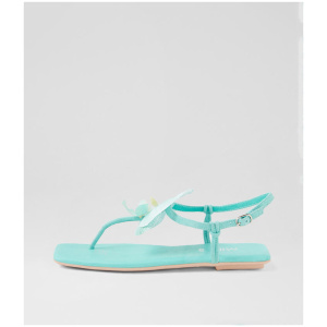 Enchante Aqua Suede Thongs