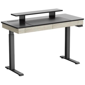 Eureka I55 Electric Standing Desk - Rustic Grey