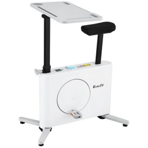 Everfit Exercise Bike Magnetic Desk Bike with Tabletop Fitness Home Workout Gym