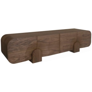 Ex Display - Alisha 2.2m TV Entertainment Unit - Light Walnut by Interior Secrets - AfterPay Available