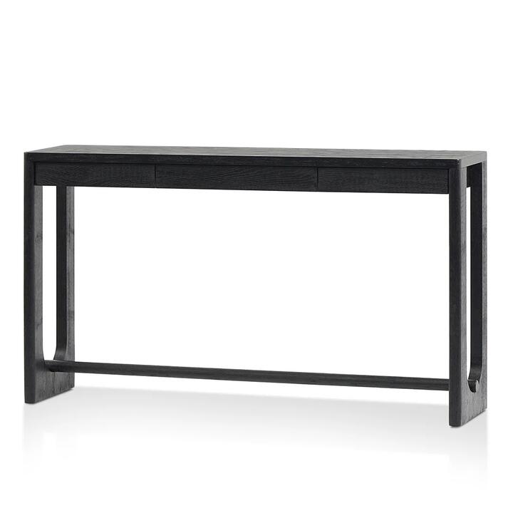 Ex Display - Altena 1.5m Console Table - Full Black by Interior Secrets - AfterPay Available