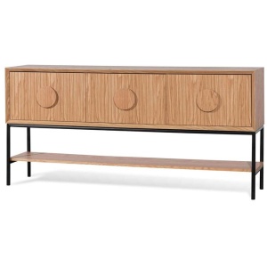 Ex Display - Curtis 1.8m Console Table - Natural by Interior Secrets - AfterPay Available